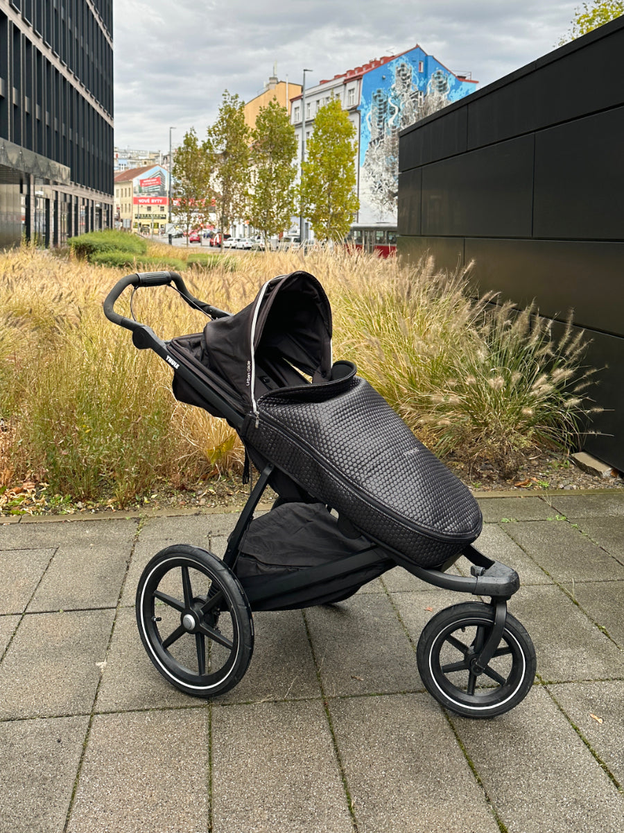 PINKIE Beindecke Black Comb mit Funktionsschicht