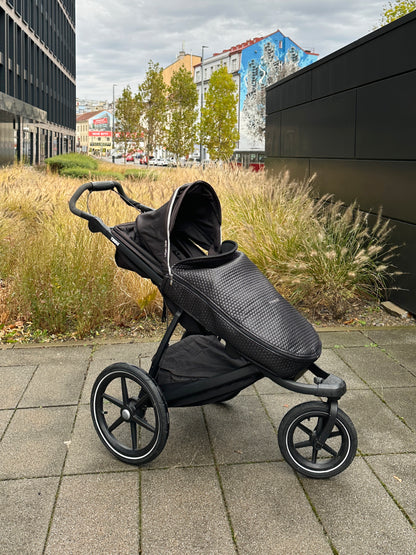 PINKIE Beindecke Black Comb mit Funktionsschicht