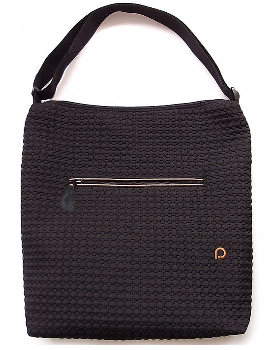 PINKIE Große Wickeltasche Small Black Comb