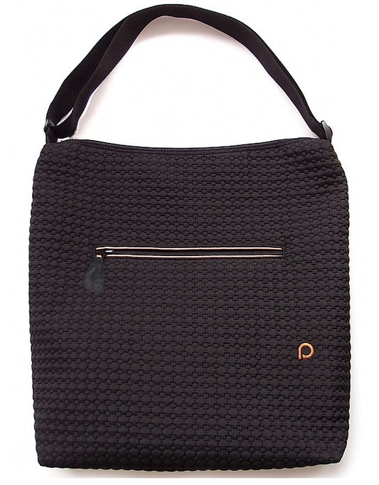 PINKIE Große Wickeltasche Small Black Comb