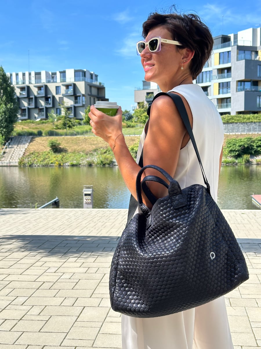 PINKIE Tasche Black Comb M