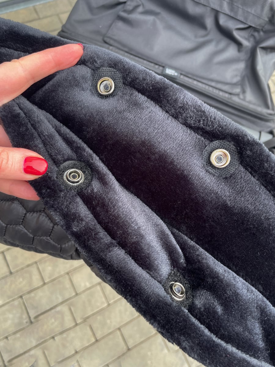 PINKIE Handwärmer Big Comb Black