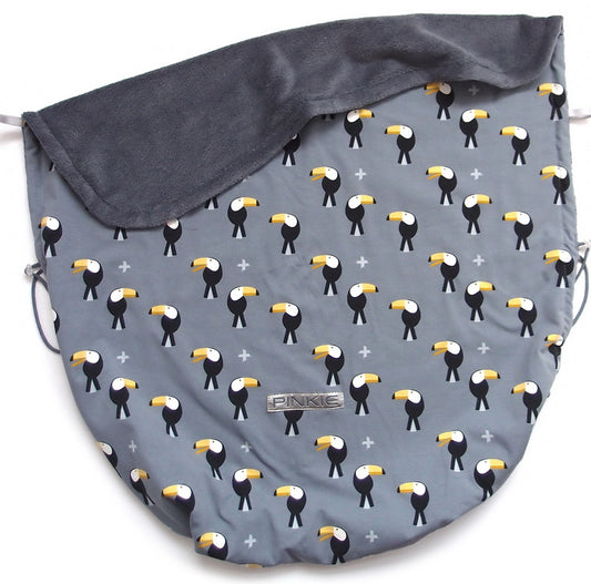 PINKIE Zubindbare Decke Toucan