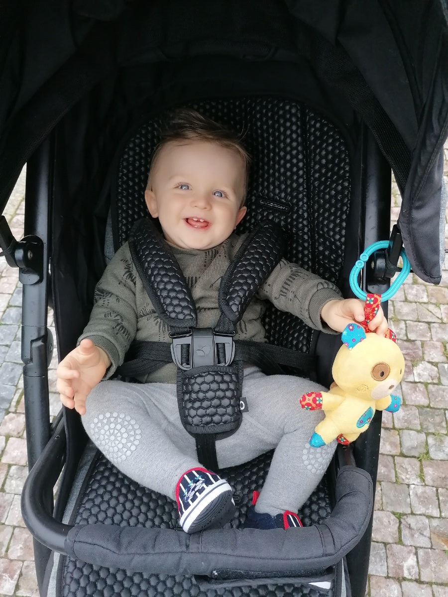 PINKIE Gurtpolster Big Comb Black