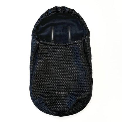 PINKIE Fußsack Black Comb 0-12 Monate