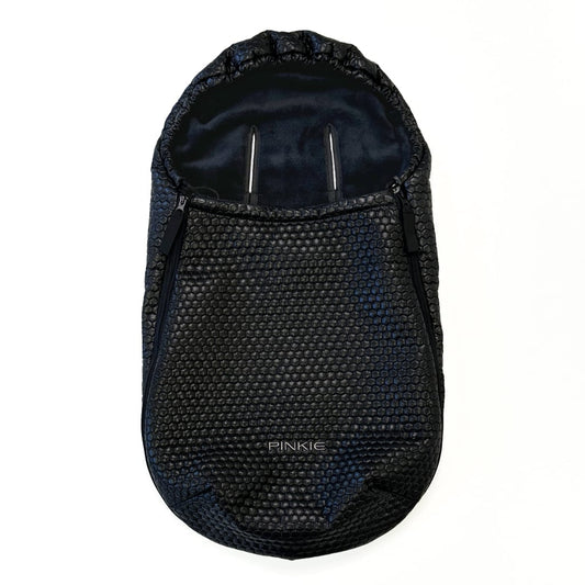 PINKIE Fußsack Black Comb 0-12 Monate