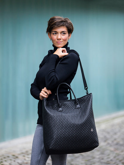 PINKIE Shopper Tasche Black Comb