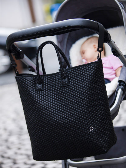 PINKIE Shopper Tasche Black Comb