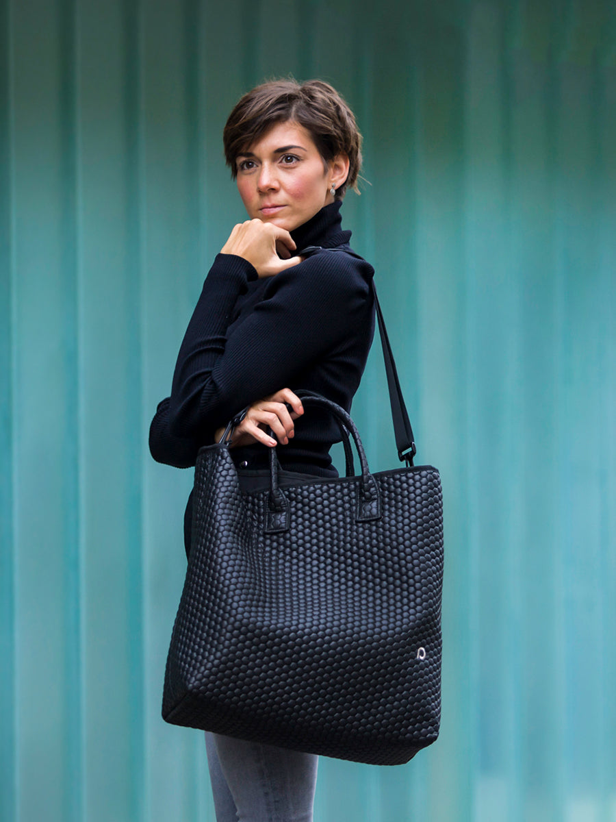 PINKIE Shopper Tasche Black Comb