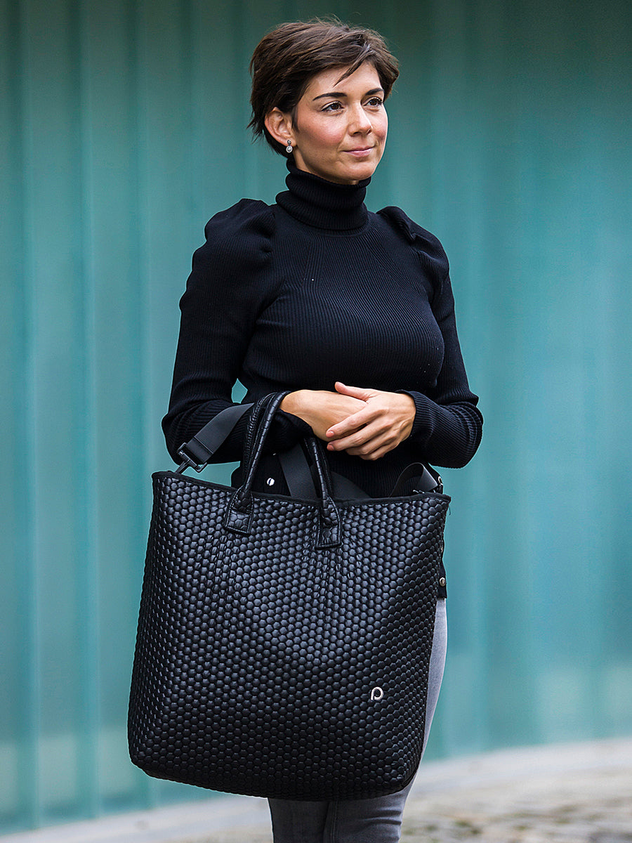 PINKIE Shopper Tasche Black Comb