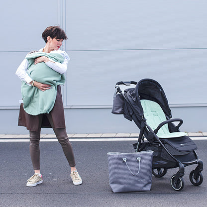 PINKIE Shopper Tasche Small Grey Comb