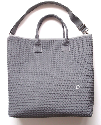 PINKIE Shopper Tasche Small Grey Comb