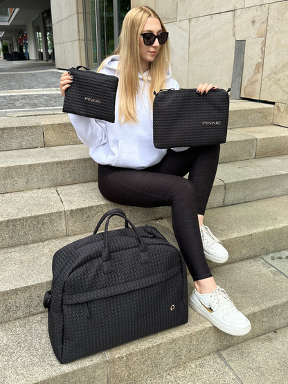 PINKIE Kosmetiktasche Small Black Comb