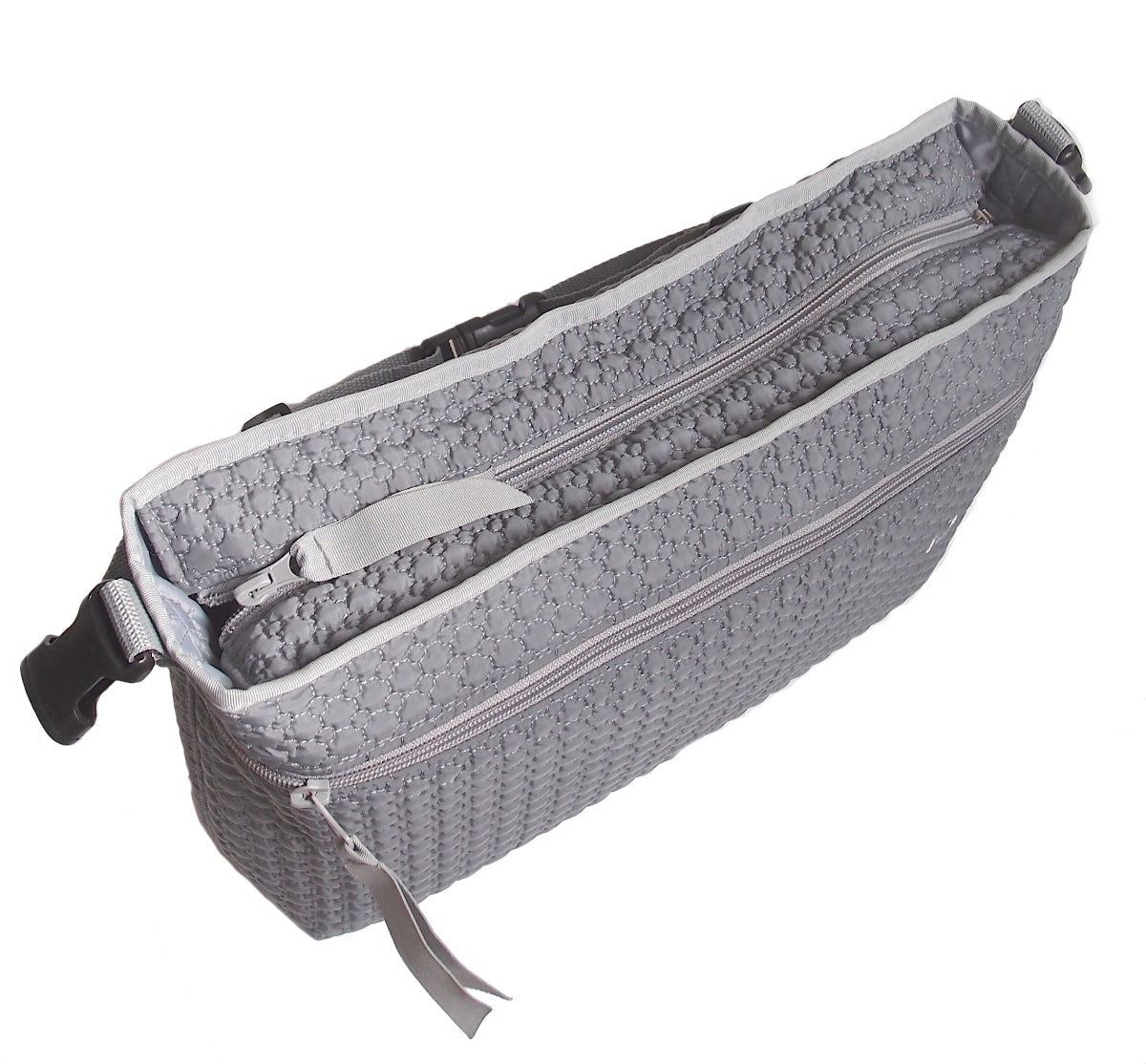 PINKIE Organizer Small Grey Comb mit Vorderfach L