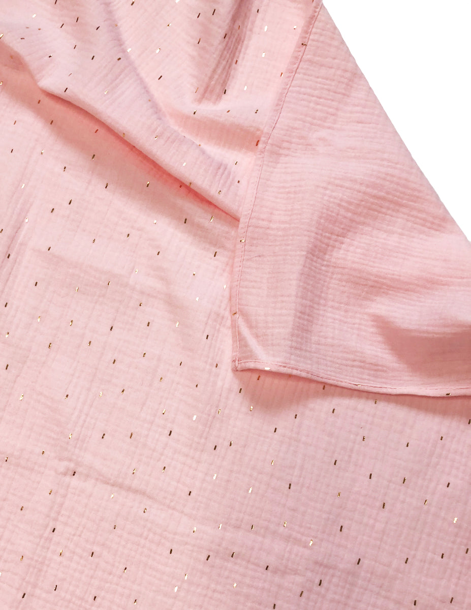 Große Mullwindel  Pinkie Muslin Light Pink