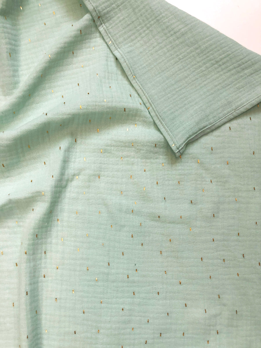 Große Mullwindel Pinkie Muslin Mint