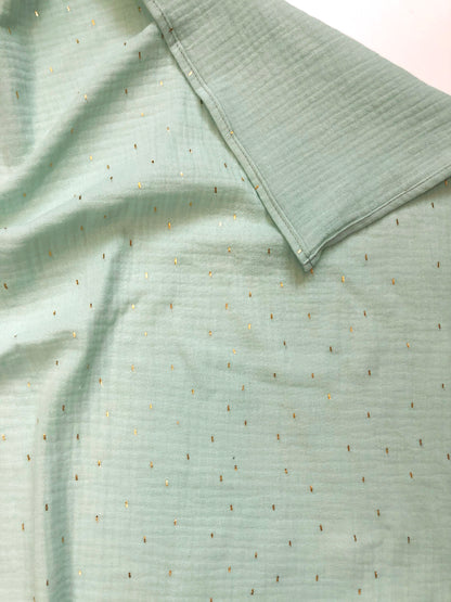 Große Mullwindel Pinkie Muslin Mint
