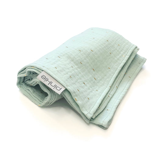 Große Mullwindel Pinkie Muslin Mint