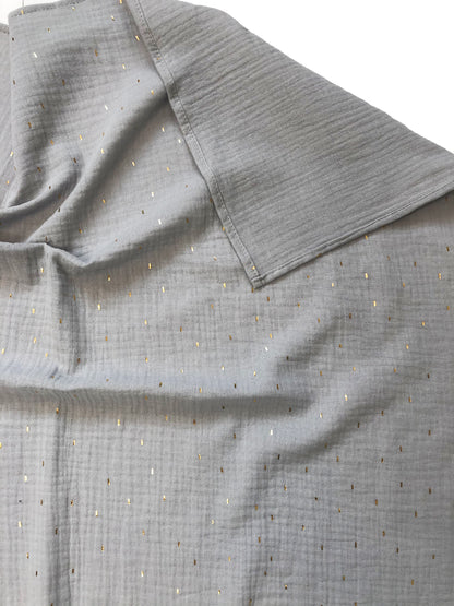 Große Mullwindel Pinkie Muslin Grey
