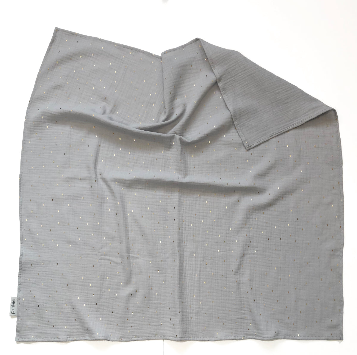 Große Mullwindel Pinkie Muslin Grey