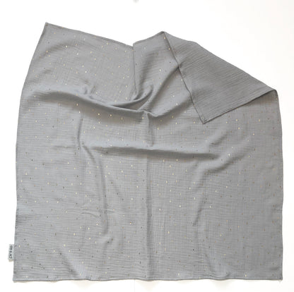 Große Mullwindel Pinkie Muslin Grey