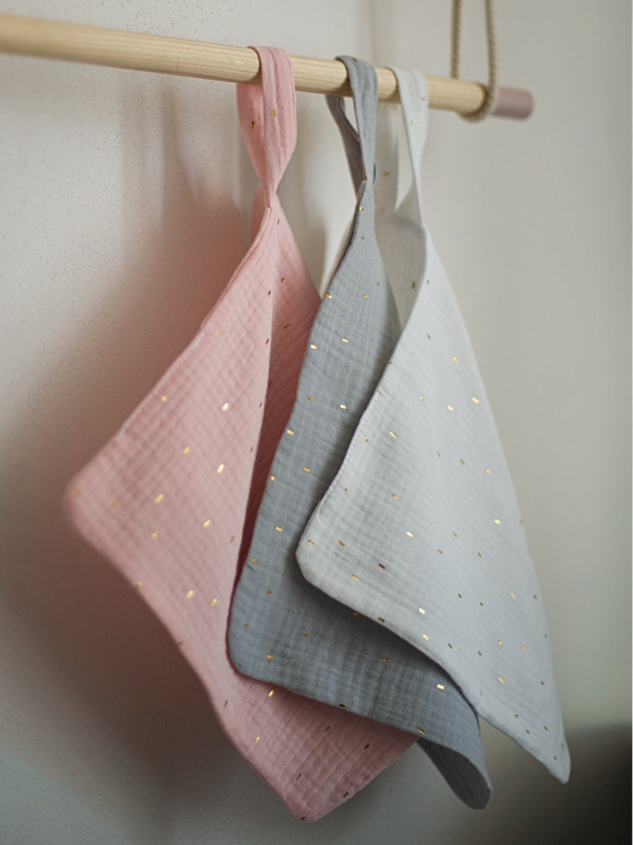 Waschlappen  Pinkie Muslin Grey