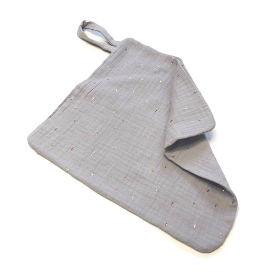 Waschlappen  Pinkie Muslin Grey