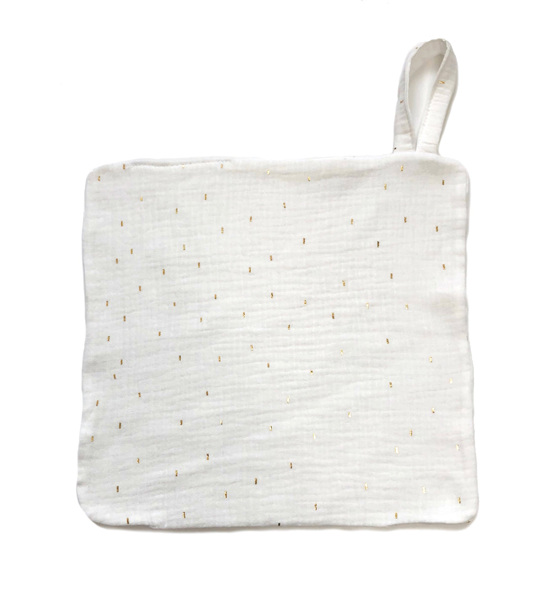 Waschlappen Pinkie Muslin White