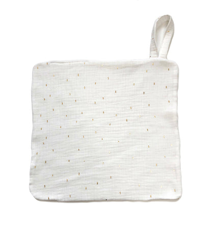 Waschlappen Pinkie Muslin White
