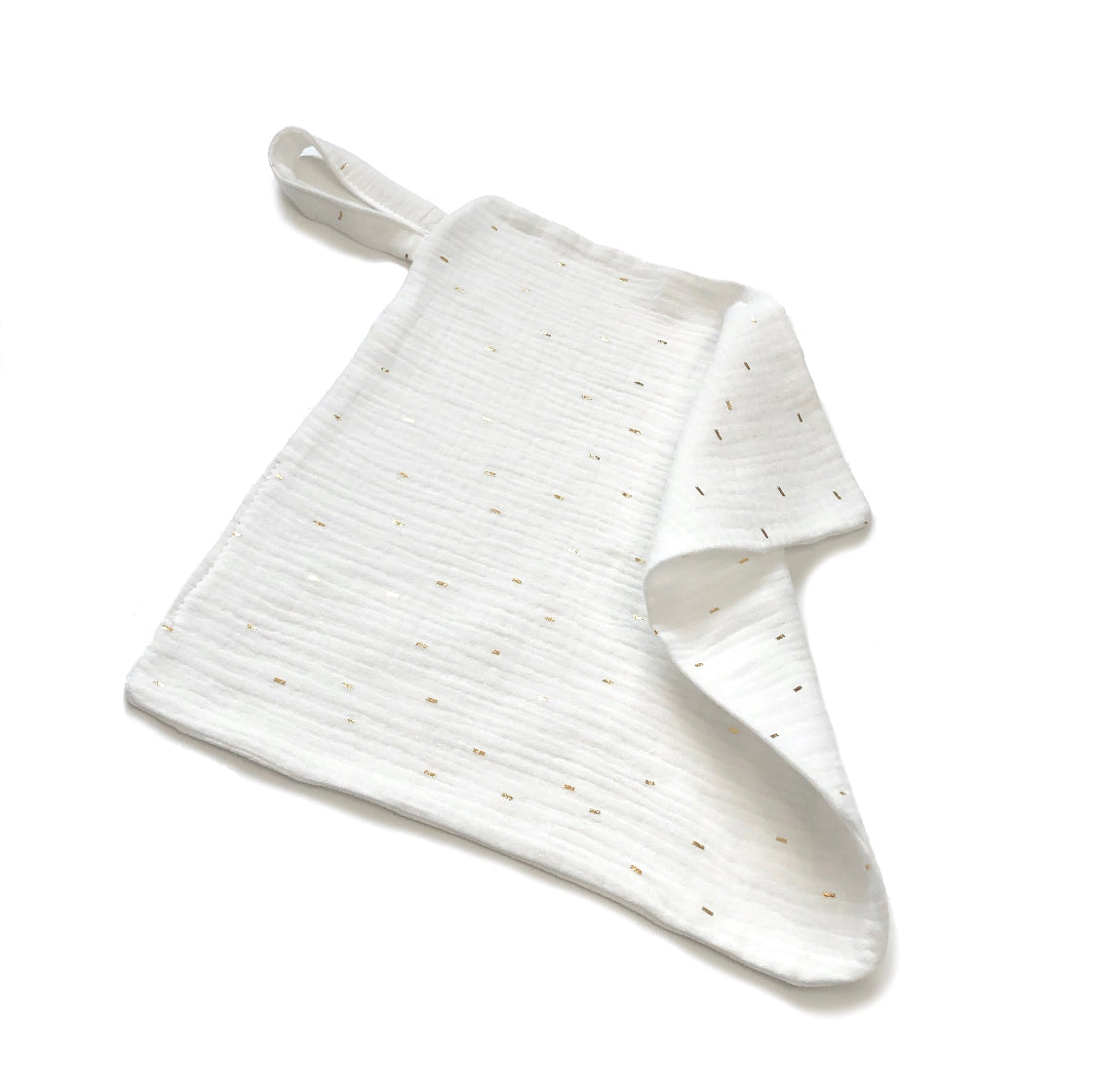 Waschlappen Pinkie Muslin White