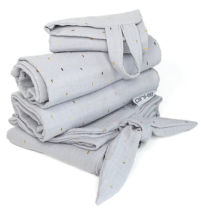 PINKIE Großes Set  Muslin Grey