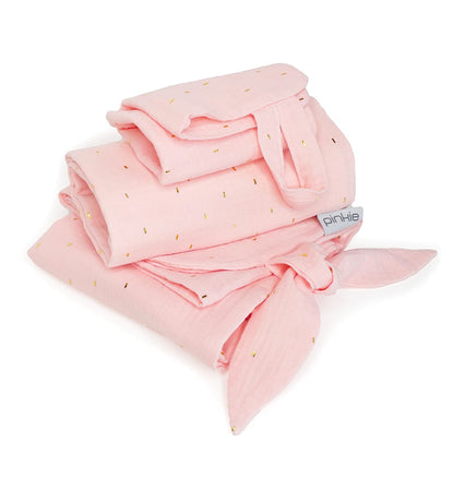 PINKIE Set  Muslin Light Pink