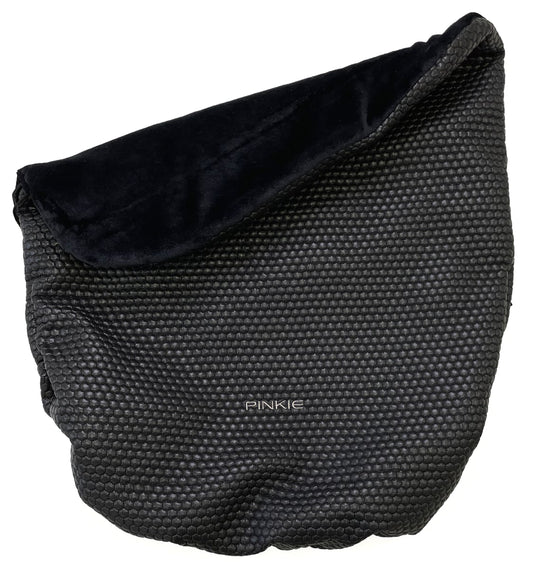 PINKIE Warme zubindbare Decke Black Comb