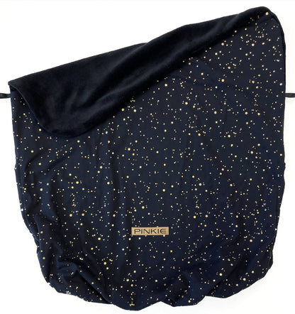 PINKIE Zubindbare Decke  Shine Gold Black