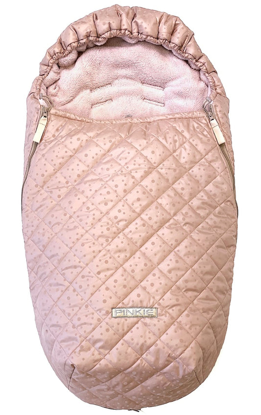 Winterfußsack  Pinkie Soft Pink Dots