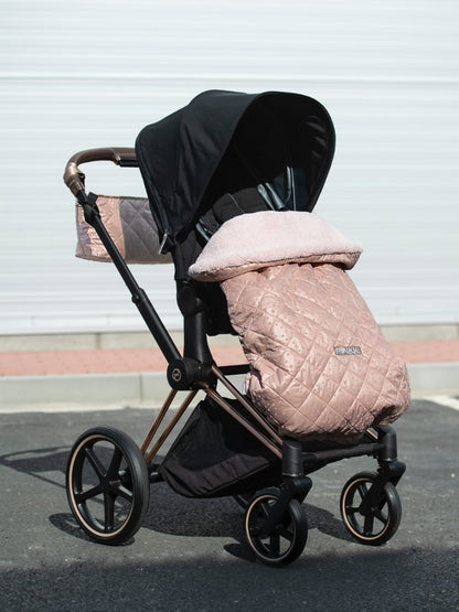 PINKIE Warme zubindbare Decke  Soft Pink Dots