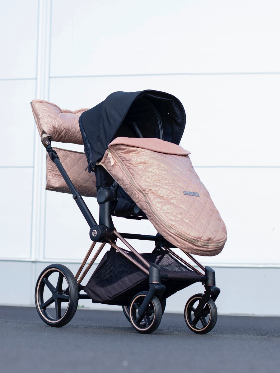 PINKIE Warme Beindecke  Soft Pink Dots