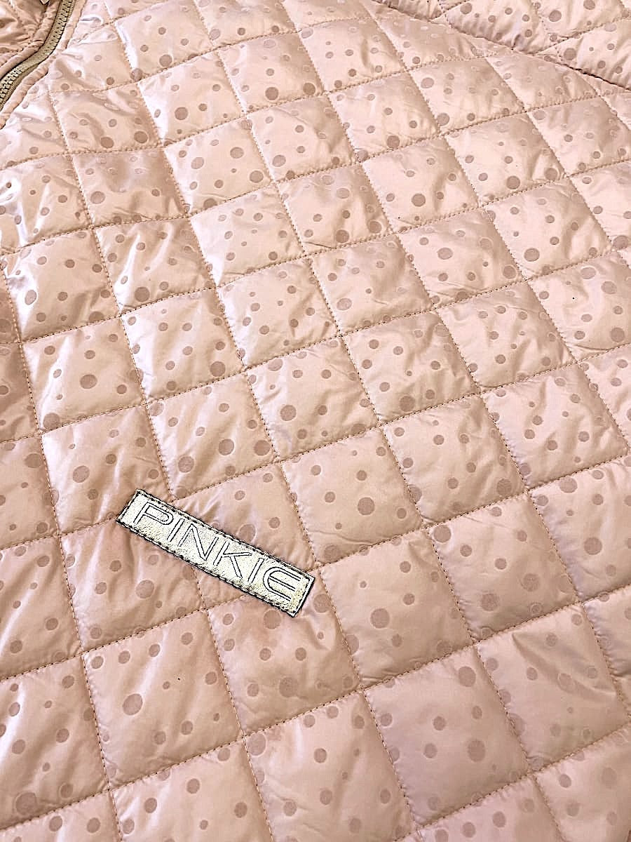 PINKIE Warme Beindecke  Soft Pink Dots