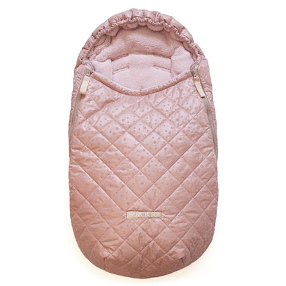 PINKIE Winter Fußsack  Soft Pink Dots 0-12 Monate
