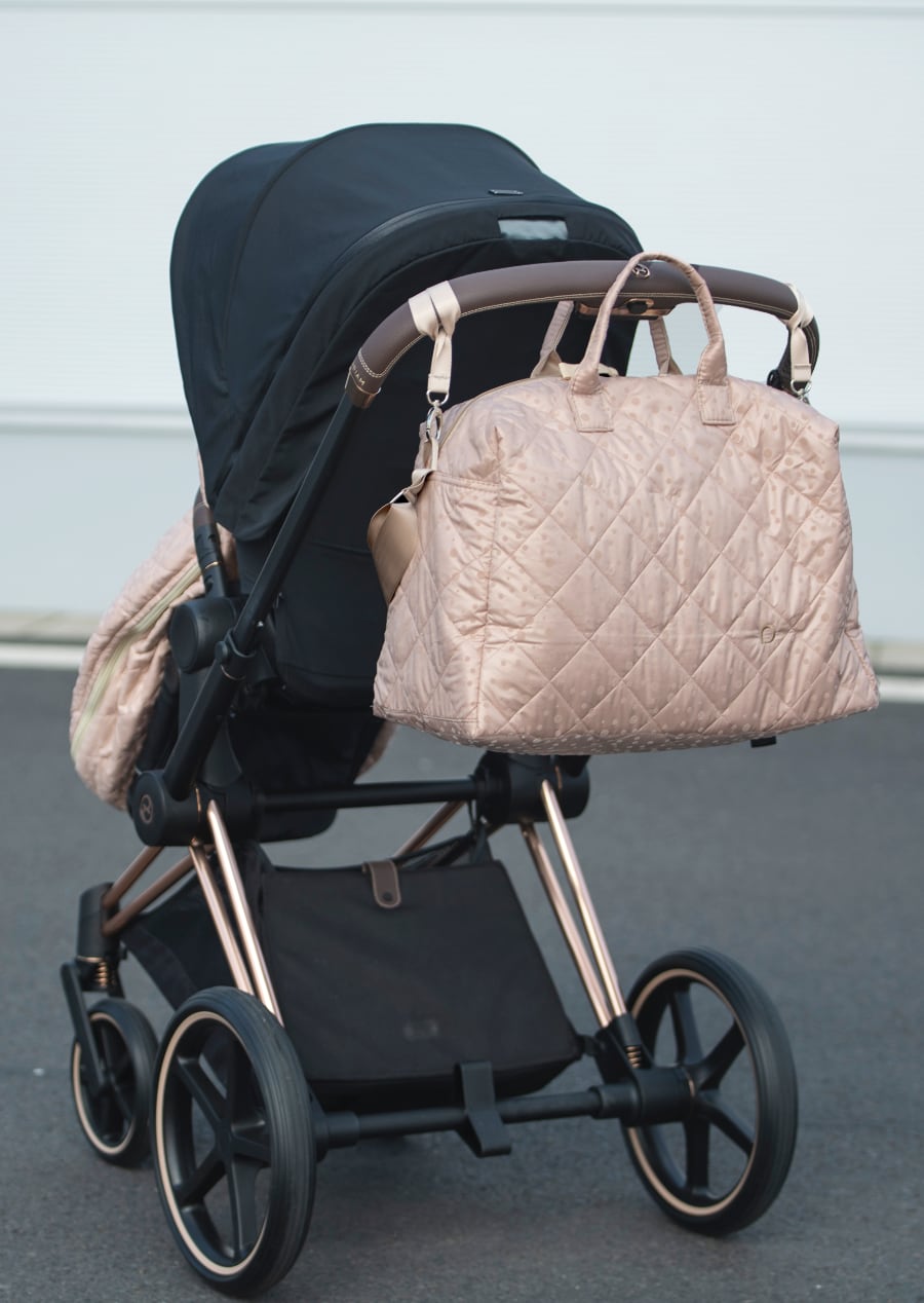 PINKIE Wickeltasche Soft Pink Dots M