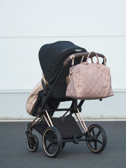 PINKIE Kinderwagentasche Soft Pink Dots XL