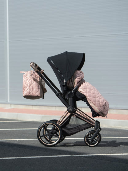 PINKIE Kinderwagentasche Soft Pink Dots XL
