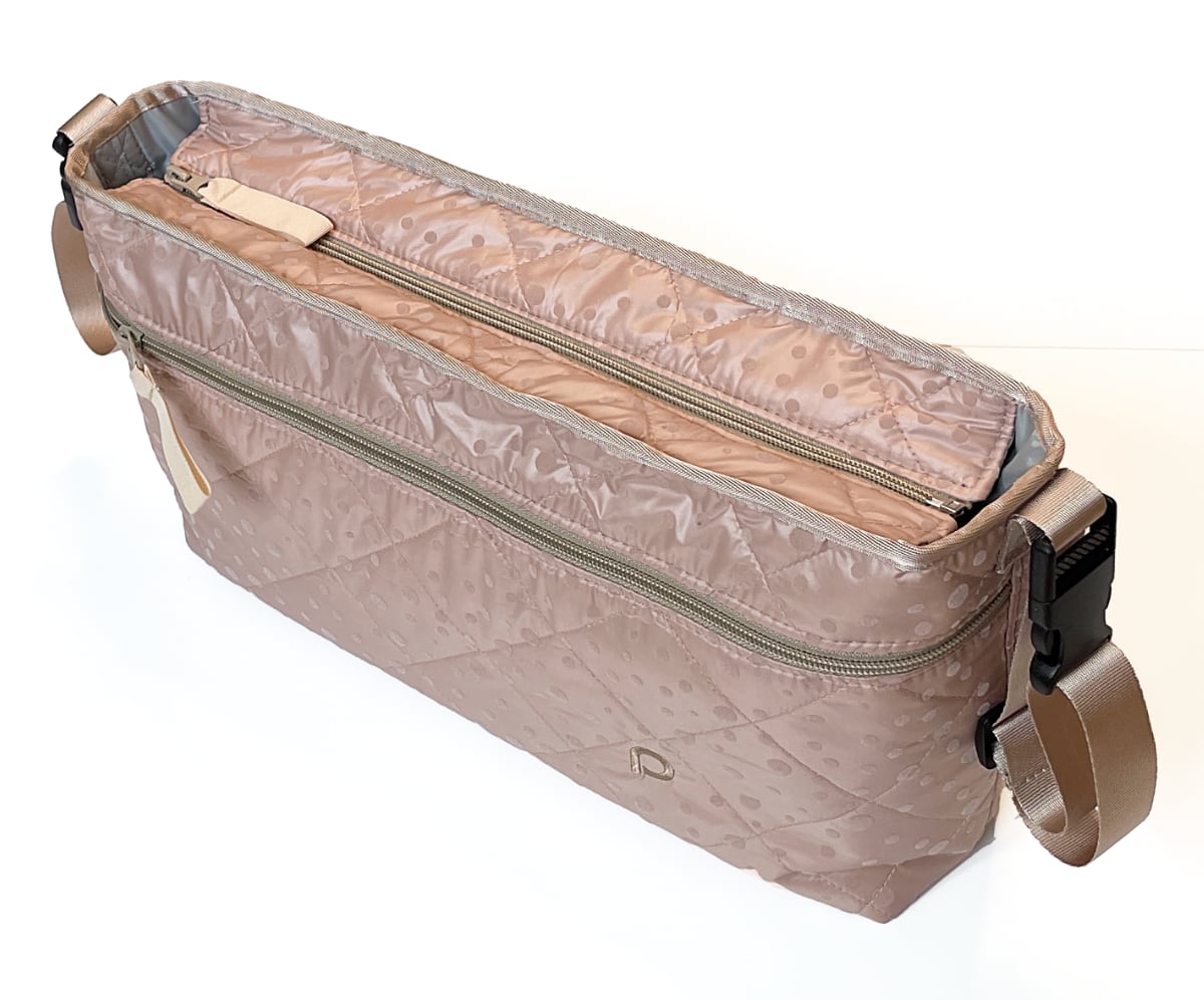 PINKIE Organizer  Soft Pink Dots mit Vordertasche-L