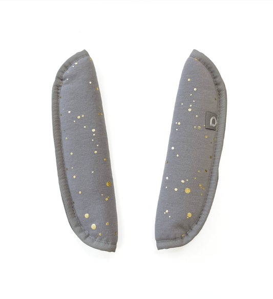 PINKIE Gurtpolster Shine Gold Grey