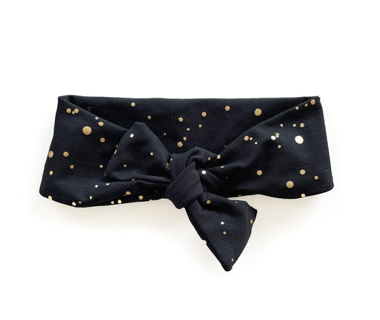 Haarband Pinkie Shine Gold Black