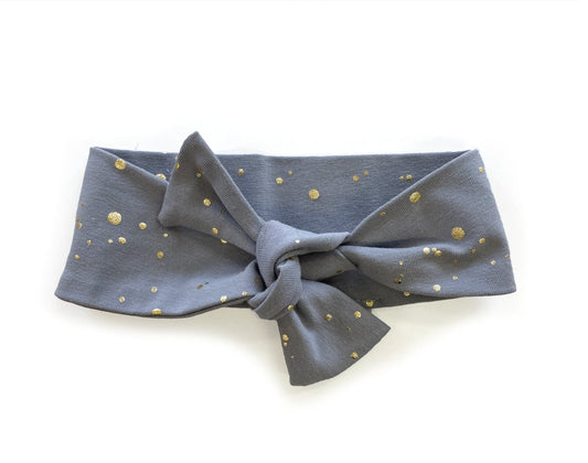 Haarband Pinkie Shine Gold Grey