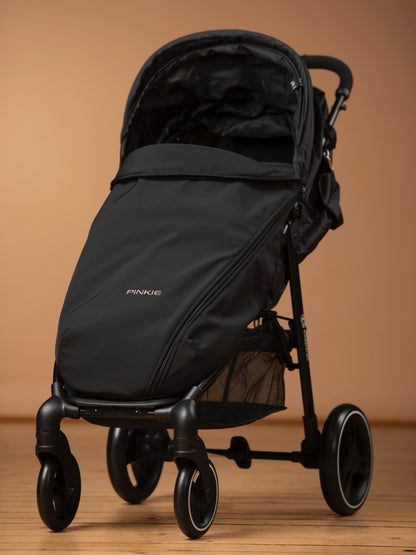 PINKIE Beindecke Softshell Black Easy mit Funktionsschicht