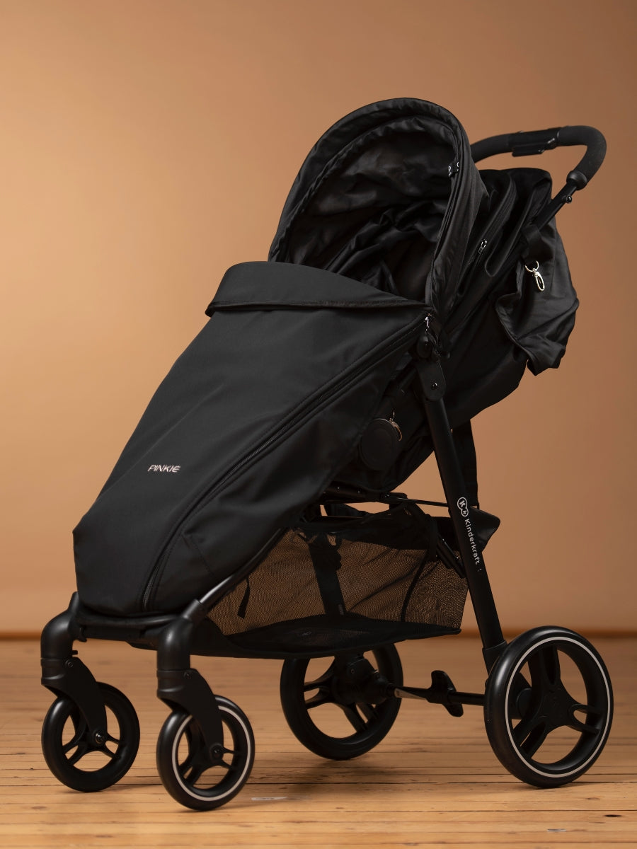PINKIE Beindecke Softshell Black Easy mit Funktionsschicht
