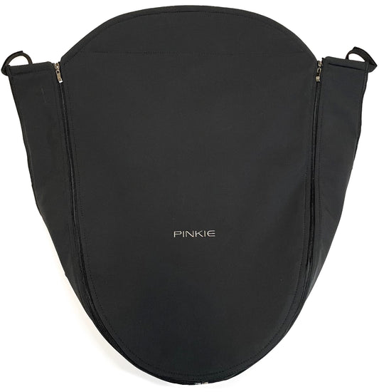 PINKIE Beindecke Softshell Black mit Funktionsschicht