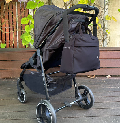PINKIE Wickeltasche Softshell Black M
